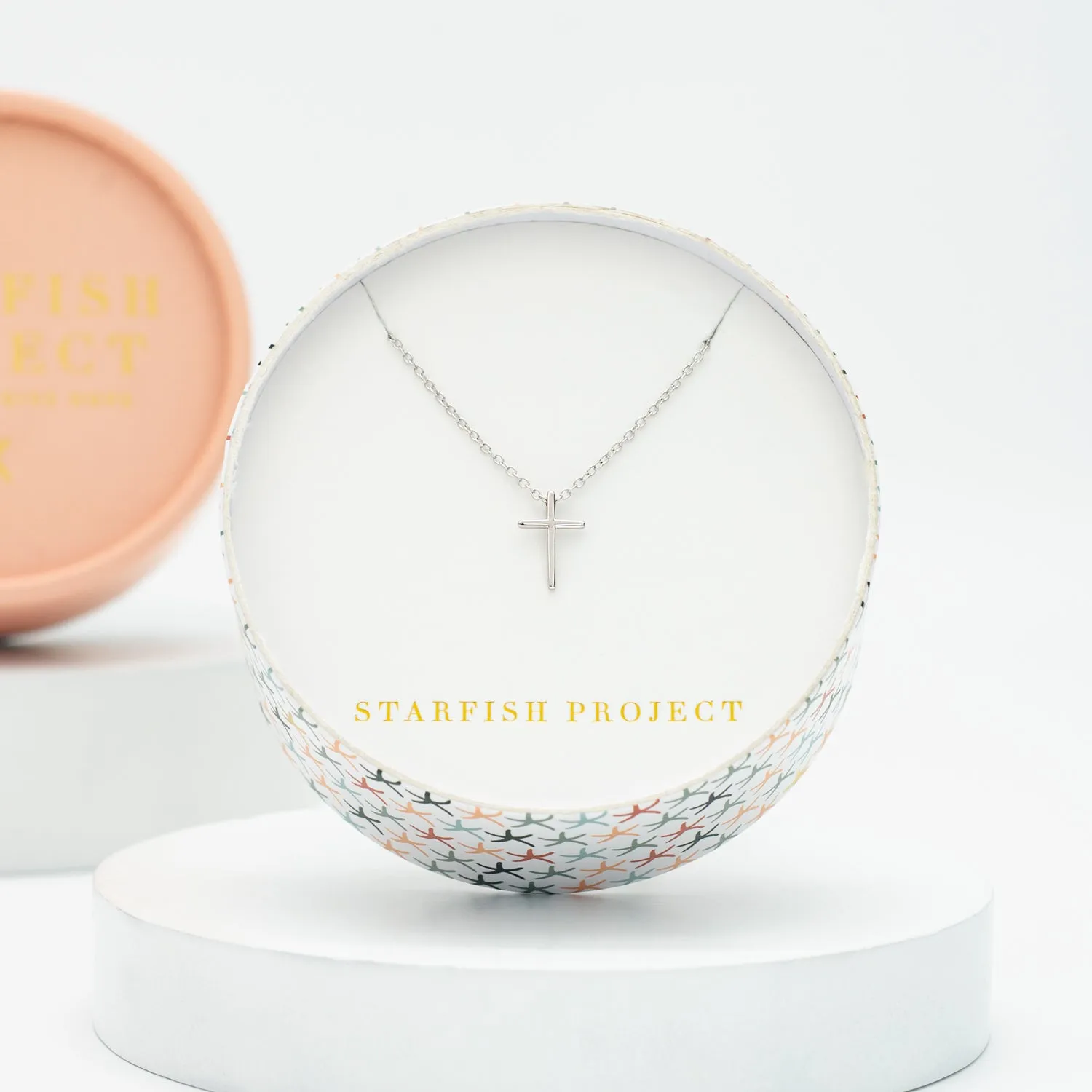 Faithful Sterling Silver Classic Cross Necklace sold by Starfish Project product image thumbnail 3