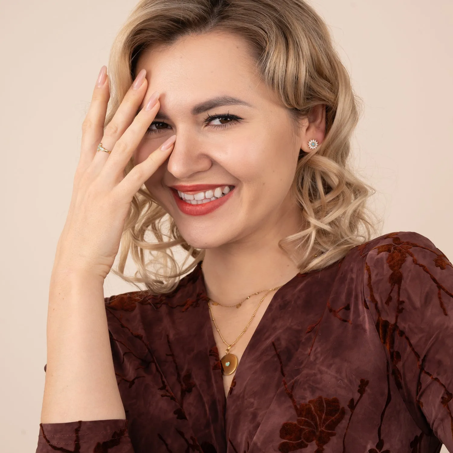 Cherished Engravable Heart Pendant with Mint Heart sold by Starfish Project product image thumbnail 2