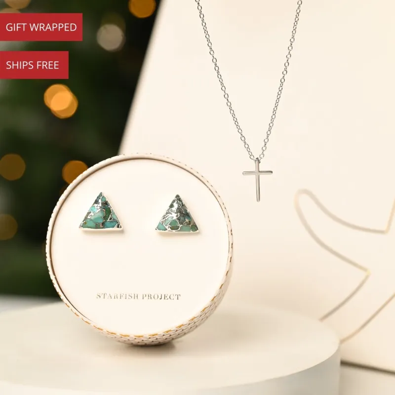 Faithful Sterling Silver Gift Set made by Starfish Project