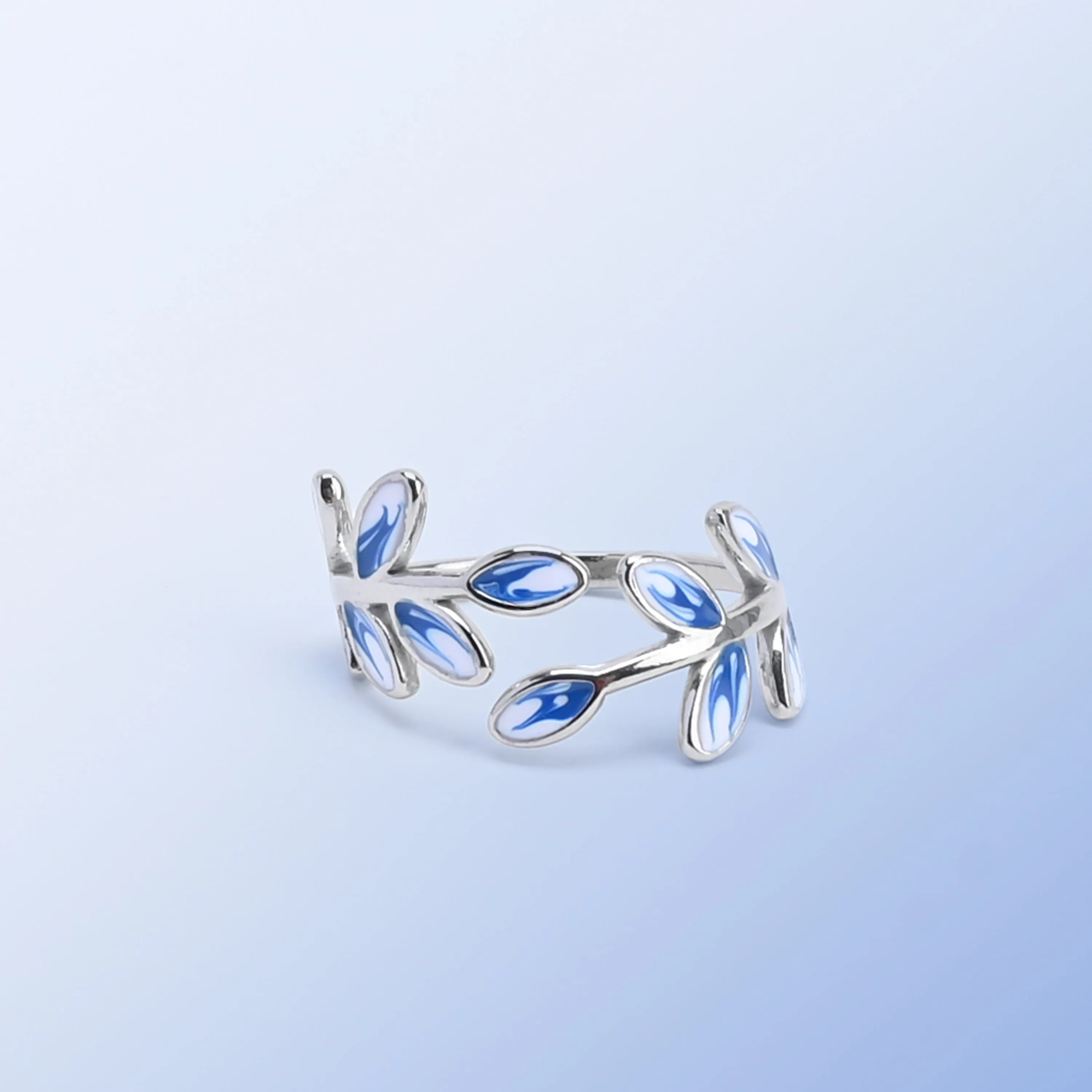 Hope Grows Ring in Silver & Blue sold by Starfish Project product image thumbnail 5