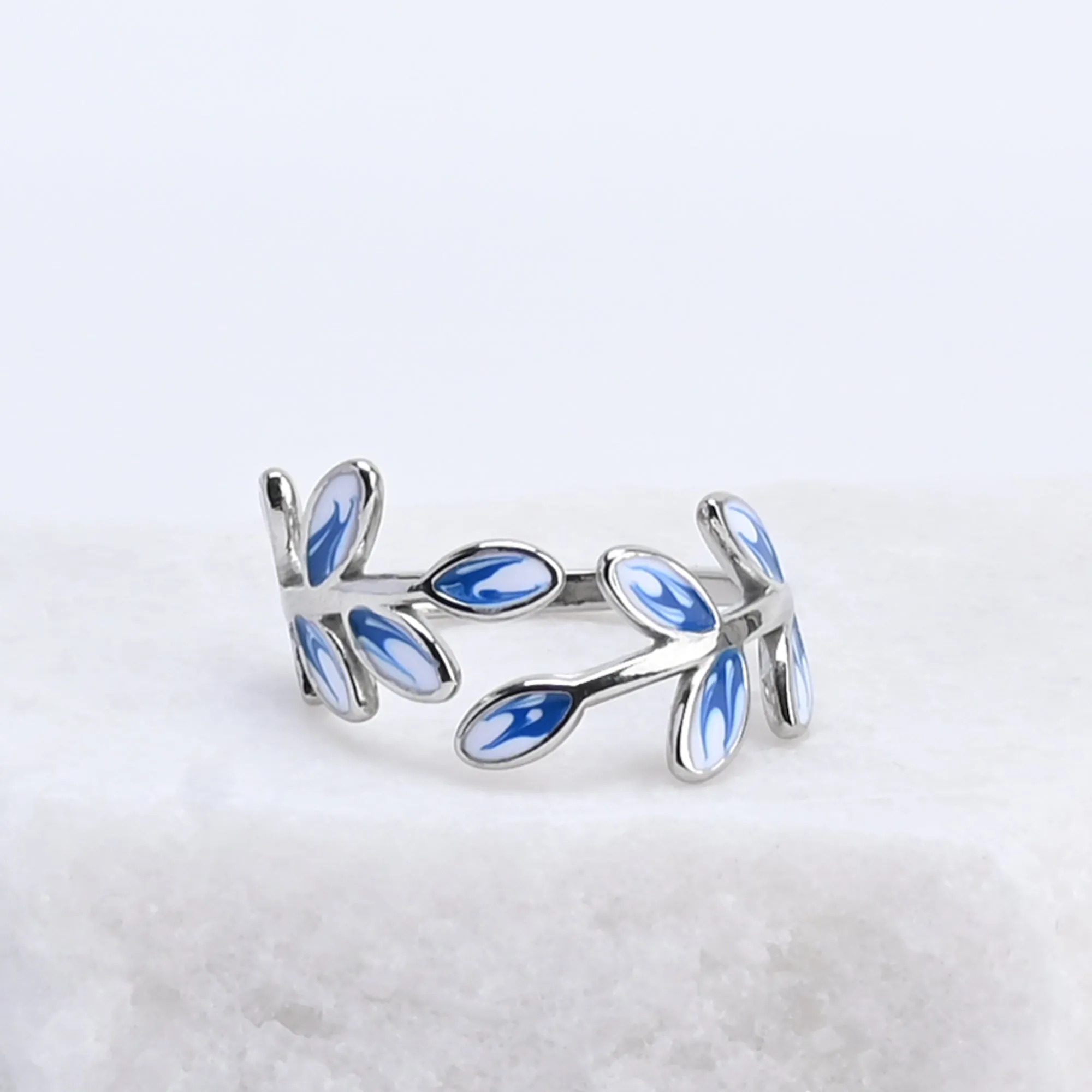 Hope Grows Ring in Silver & Blue sold by Starfish Project