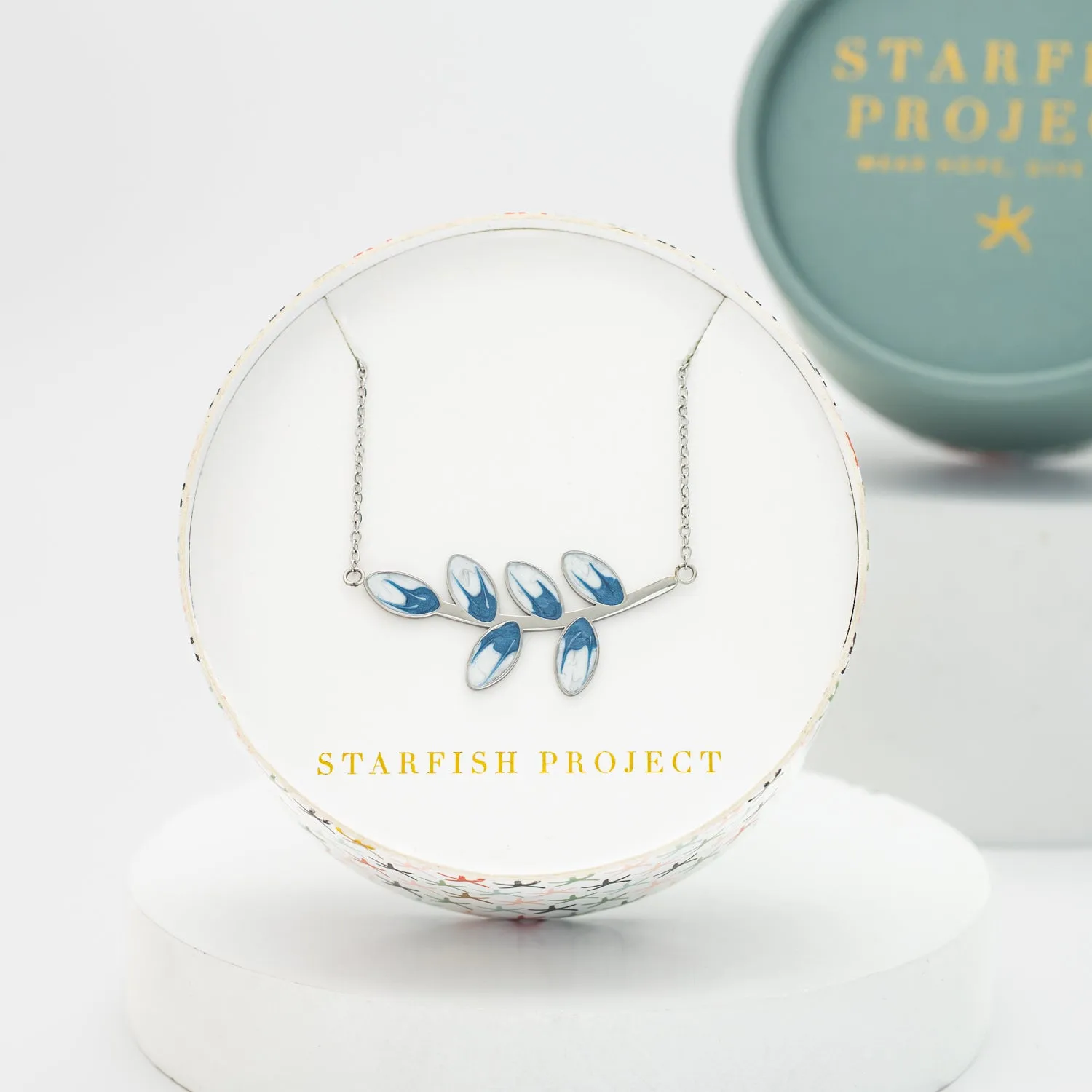 Hope Grows Necklace - Blue, Mint or Lavender sold by Starfish Project product image thumbnail 3