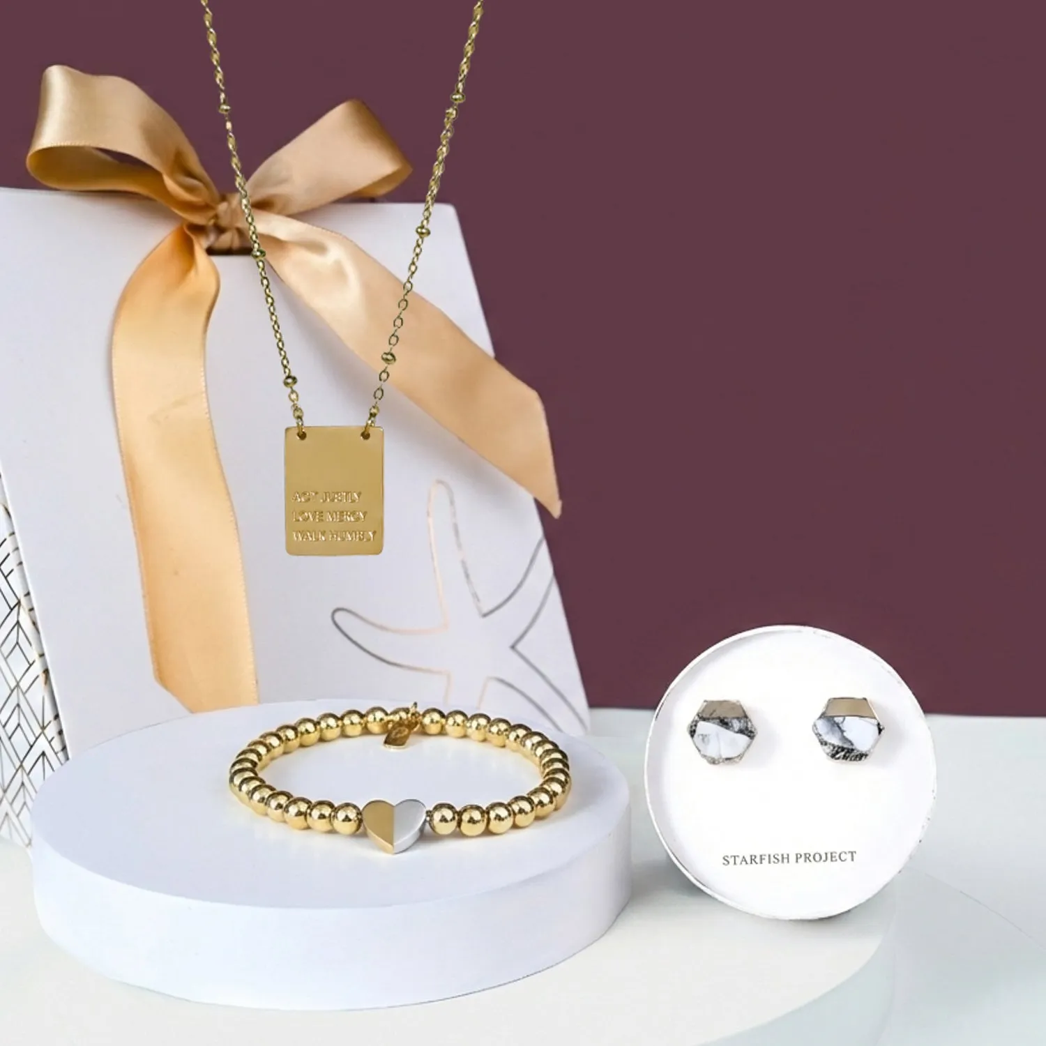 Guiding Light Gold Gift Set sold by Starfish Project