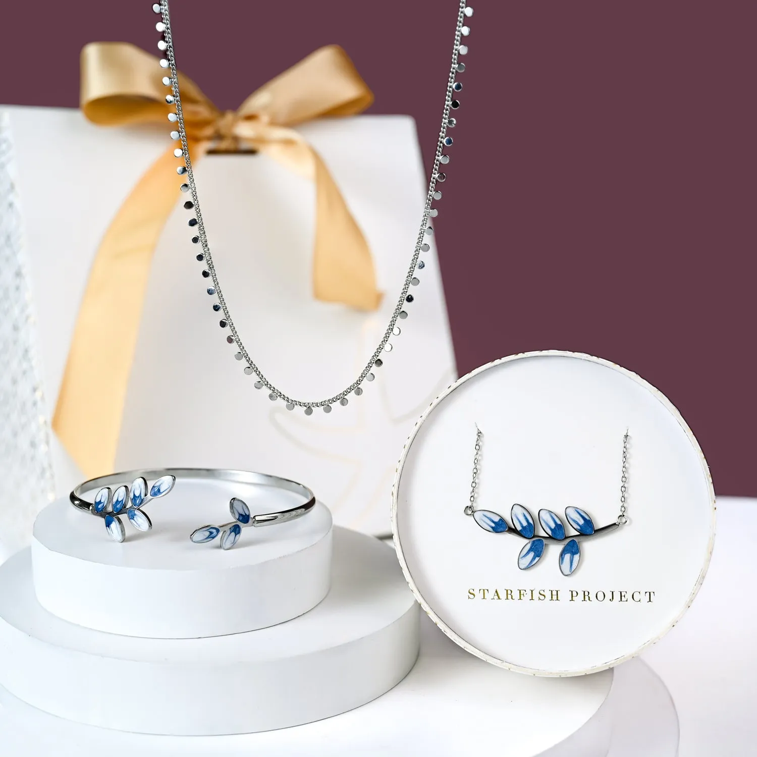 Hope Grows Silver Gift Set sold by Starfish Project