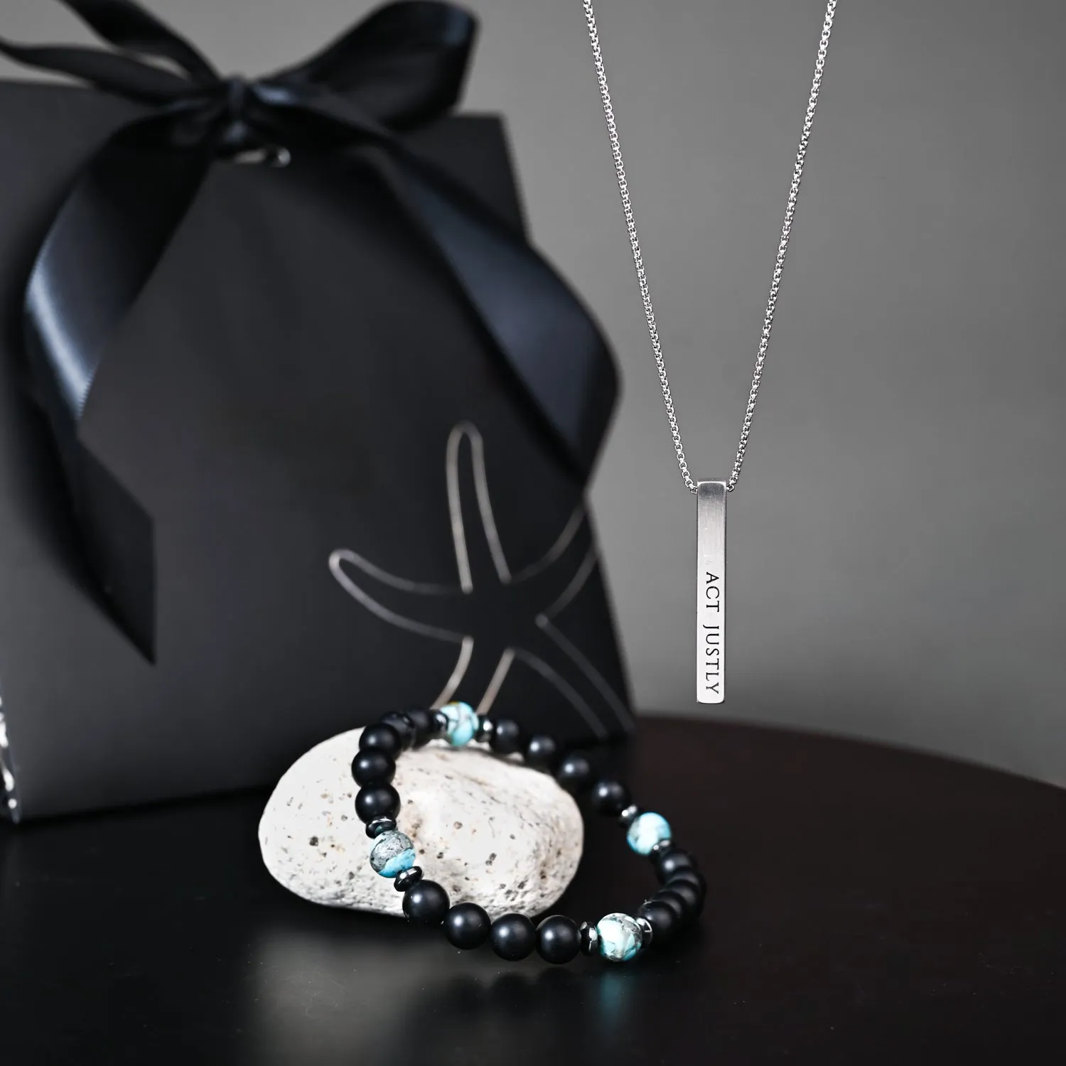 The Freedom Fighter Gift Set in Stainless Steel sold by Starfish Project