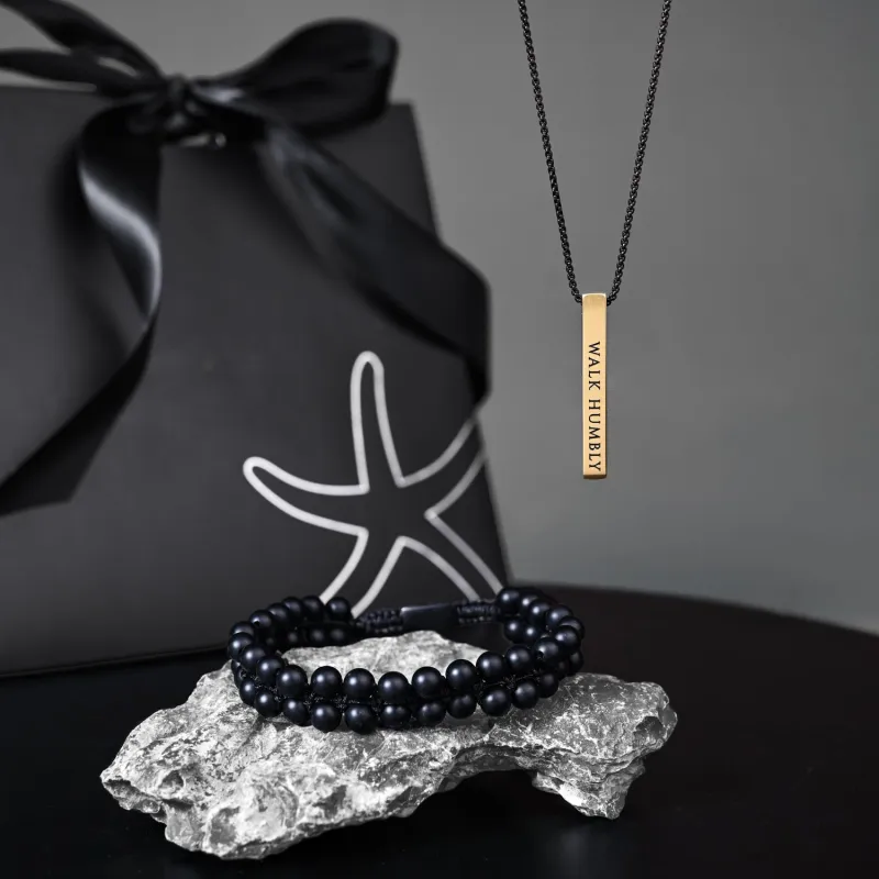 The Freedom Fighter Gift Set in Gold made by Starfish Project