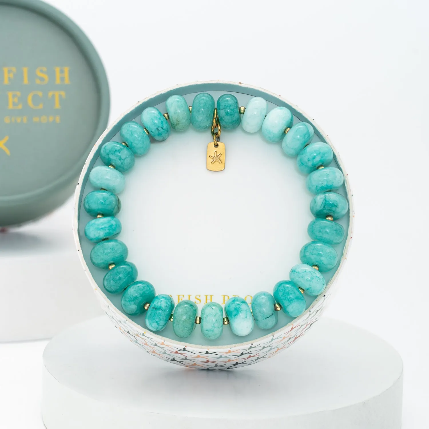 Horizon Bracelet – Sea Blue sold by Starfish Project product image thumbnail 2