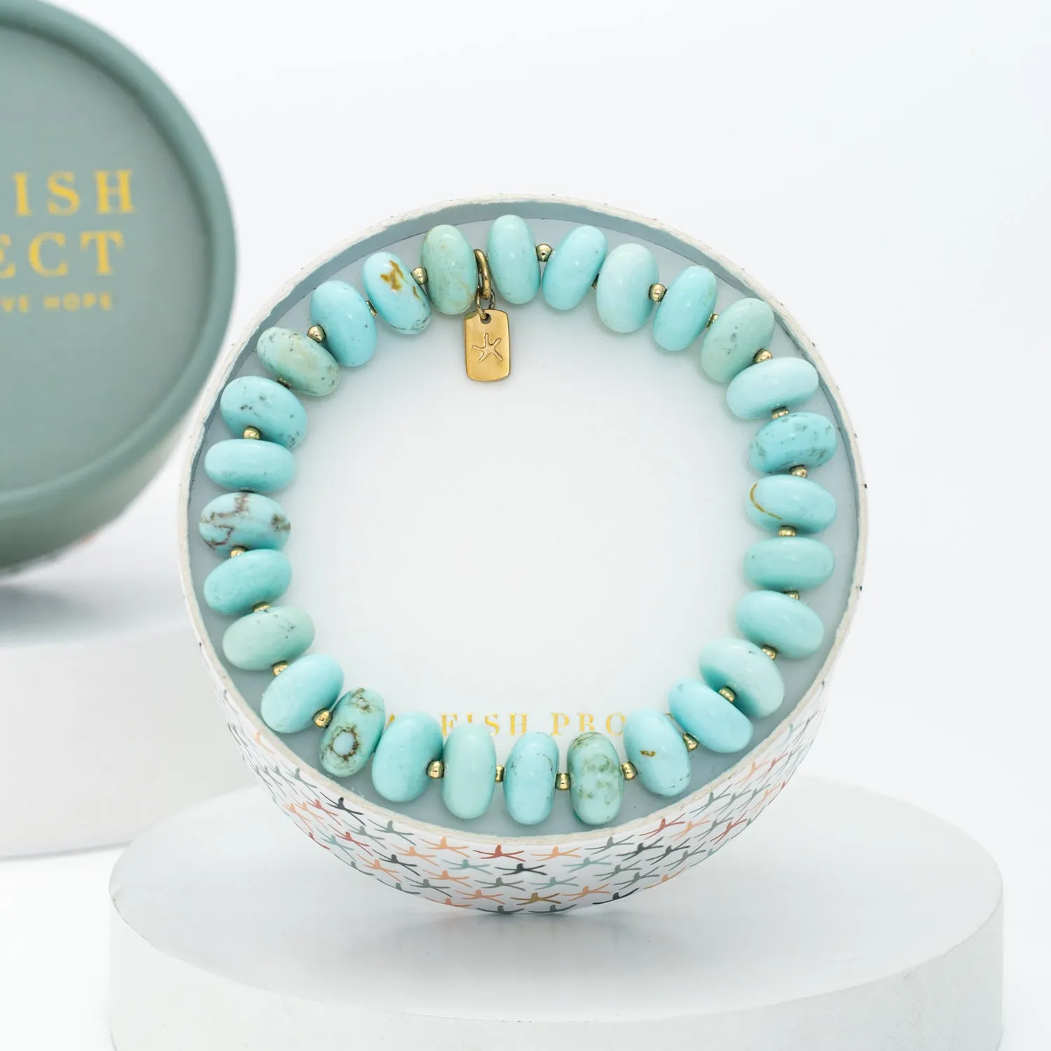 Stillwater Turquoise Bracelet sold by Starfish Project product image thumbnail 2