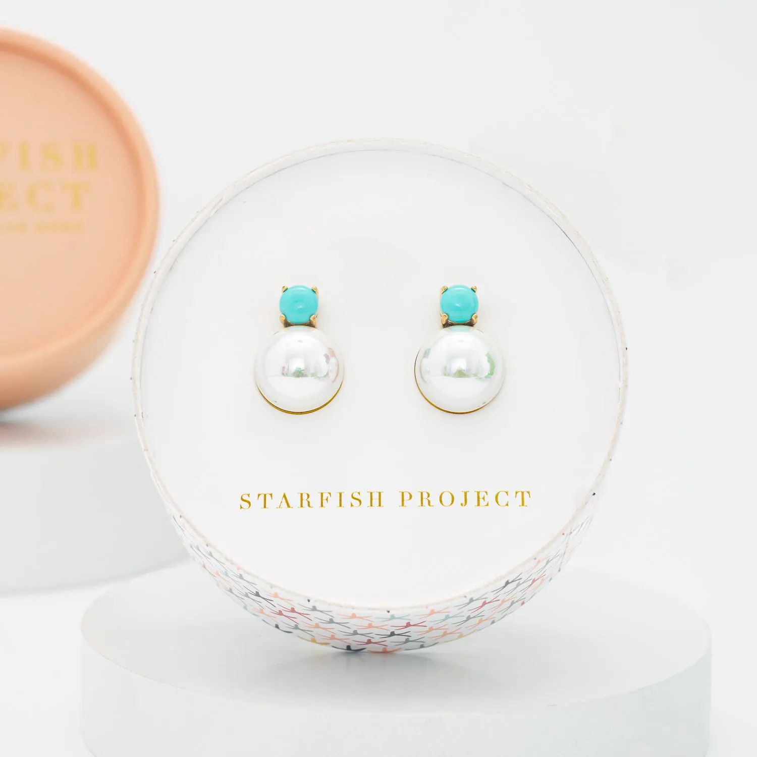 Harbor Pearl Drop Earrings sold by Starfish Project product image thumbnail 2