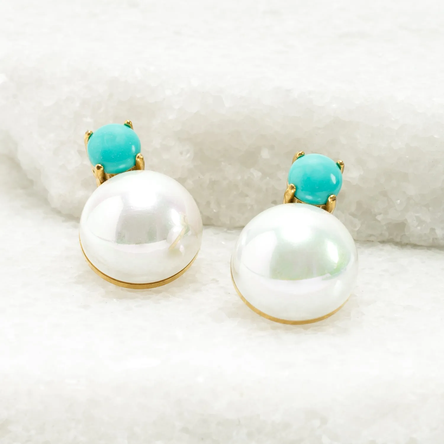 Harbor Pearl Drop Earrings sold by Starfish Project