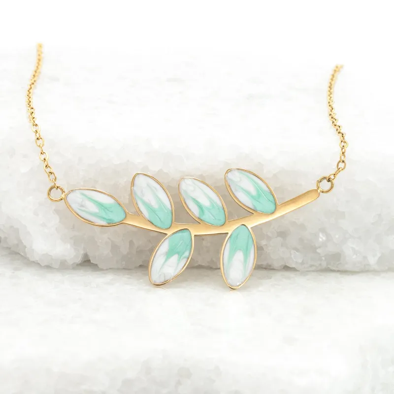 Hope Grows Necklace in Mint made by Starfish Project