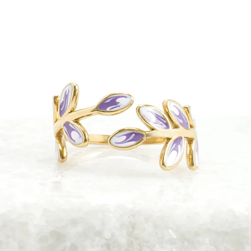 Hope Grows Ring in Lavender made by Starfish Project