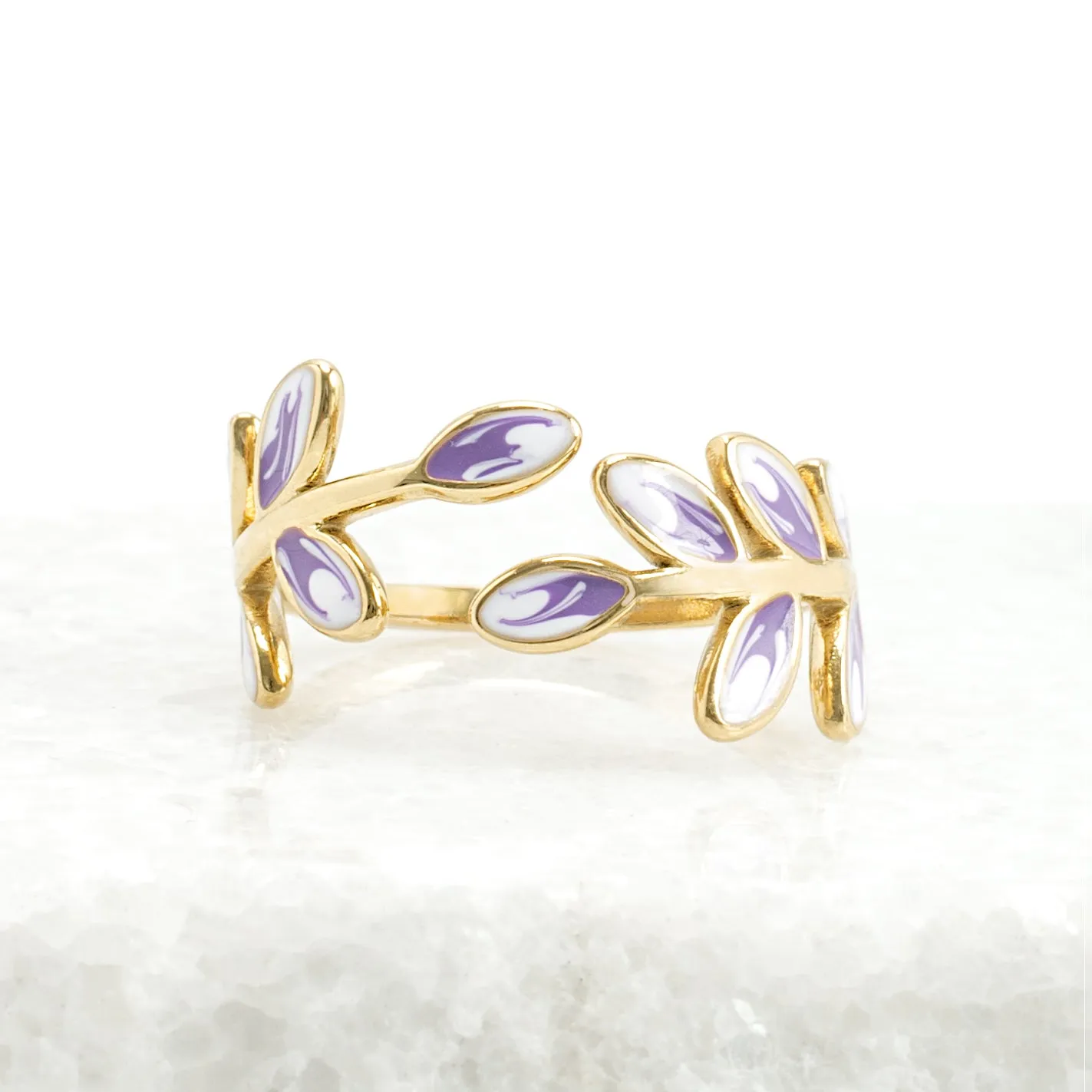 Hope Grows Ring in Lavender sold by Starfish Project