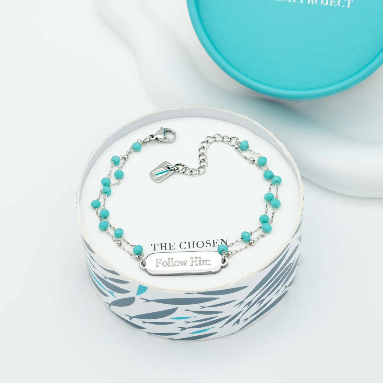 Follow Him Bracelet Silver sold by Starfish Project product image thumbnail 3