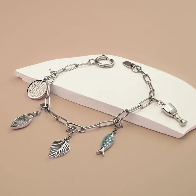 The Chosen Charm Bracelet - Silver made by Starfish Project