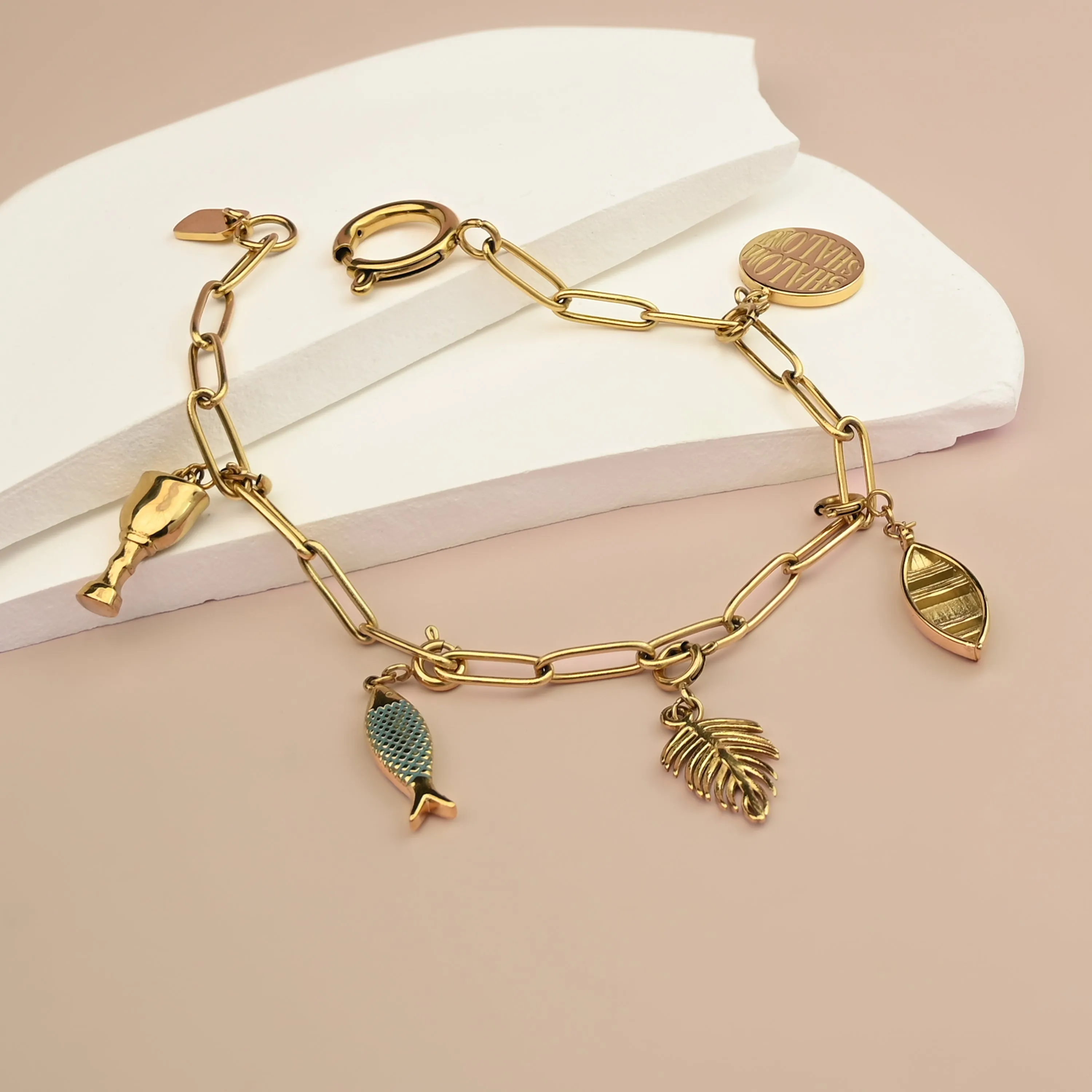 The Chosen Charm Bracelet - Gold sold by Starfish Project