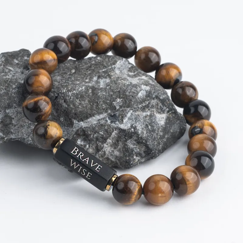 The Pillar Bracelet – Tiger’s Eye made by Starfish Project