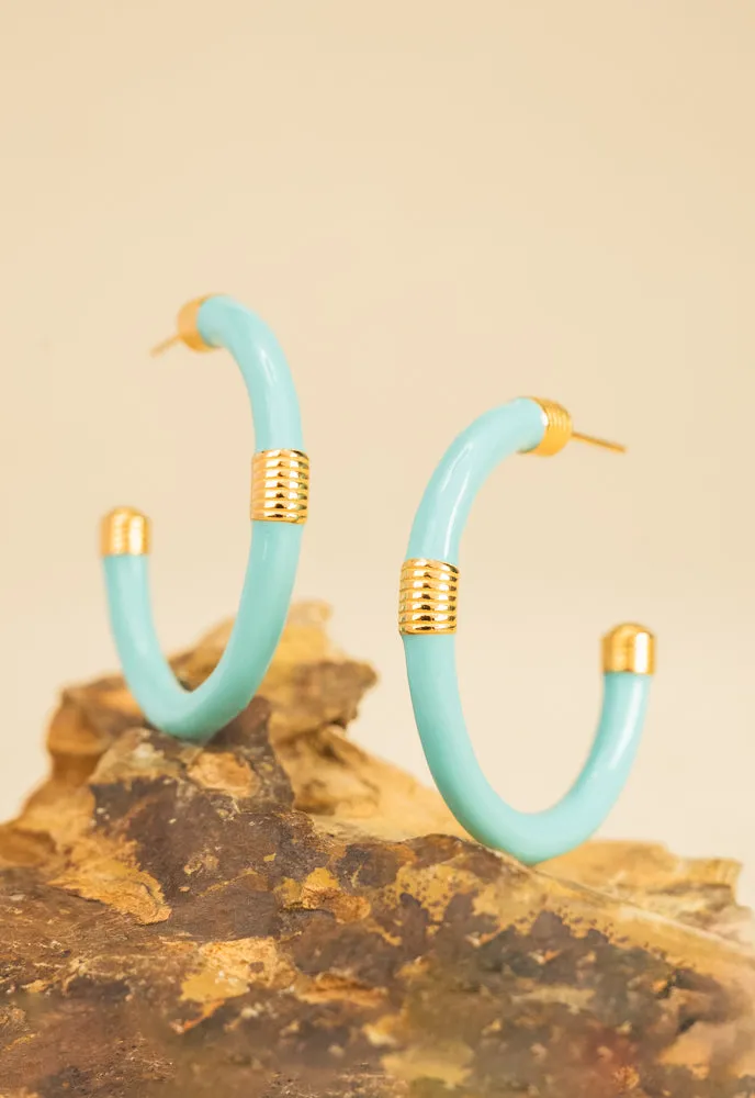 Radiate Hope Hoops in Mint sold by Starfish Project product image thumbnail 5