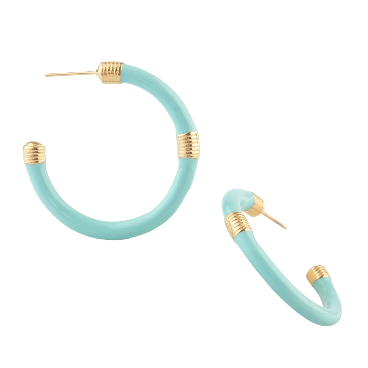 Radiate Hope Hoops in Mint sold by Starfish Project