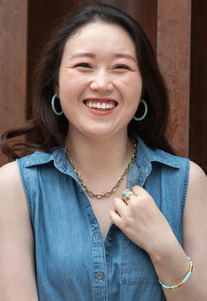 Radiate Hope Hoops in Mint sold by Starfish Project product image thumbnail 2