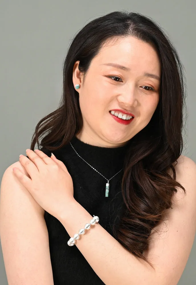 Oasis Studs in Silver sold by Starfish Project product image thumbnail 2