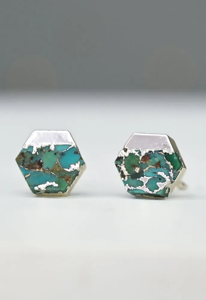 Oasis Studs in Silver sold by Starfish Project product image thumbnail 5