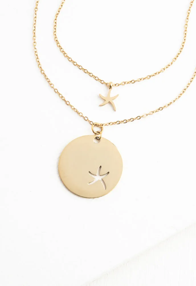 Community Gold Starfish Necklace Set sold by Starfish Project product image thumbnail 2