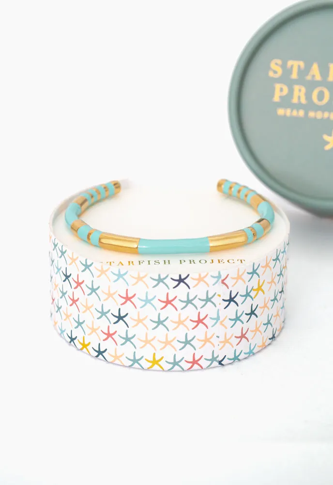 Radiate Hope Cuff in Mint sold by Starfish Project product image thumbnail 4