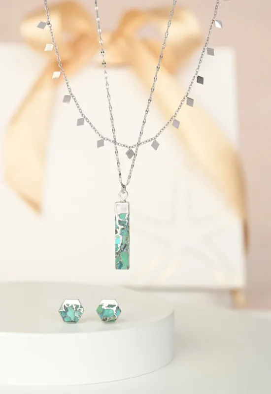 All is Bright Turquoise & Silver Gift Set sold by Starfish Project