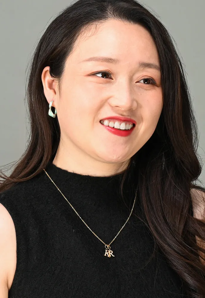 Initial Gold Necklace- Three Charms sold by Starfish Project product image thumbnail 3