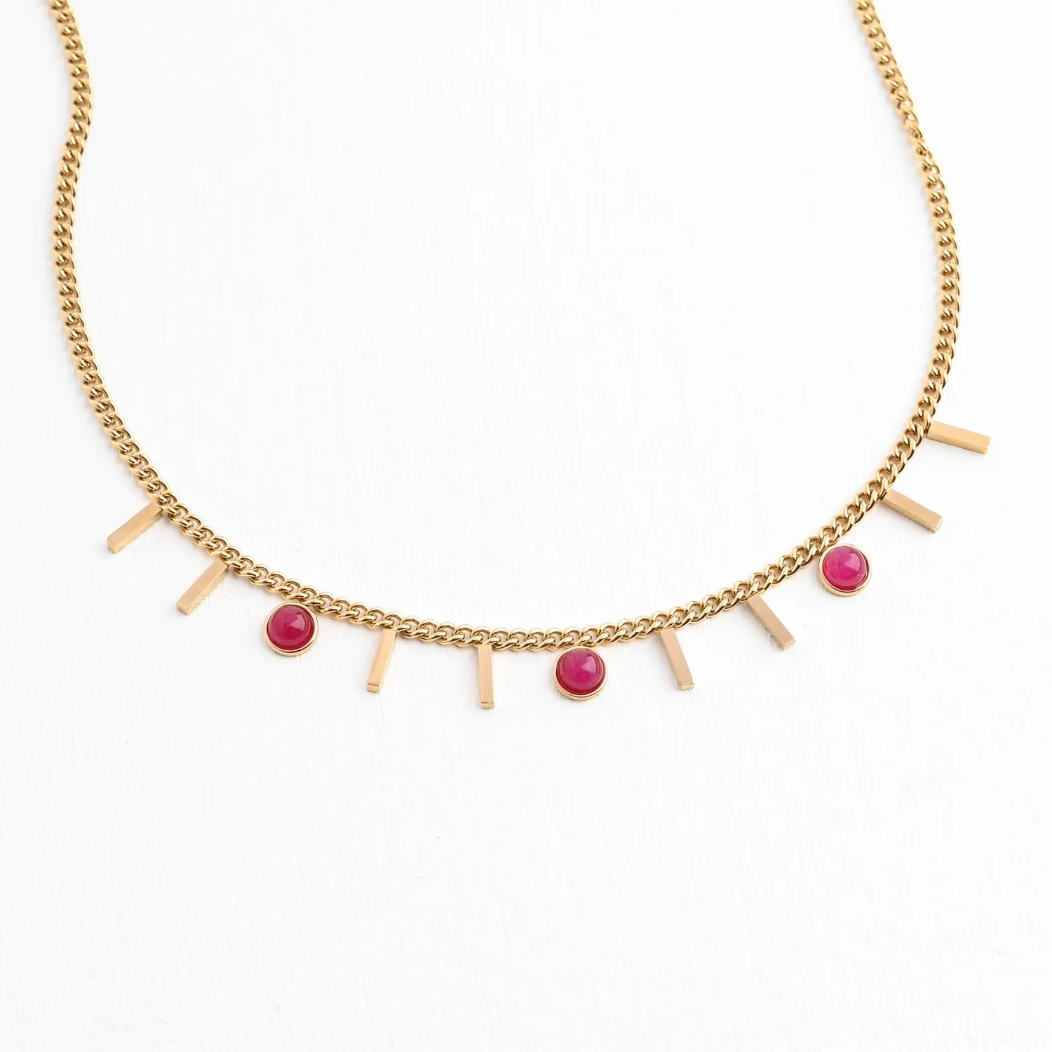 Helio Necklace in Scarlet sold by Starfish Project