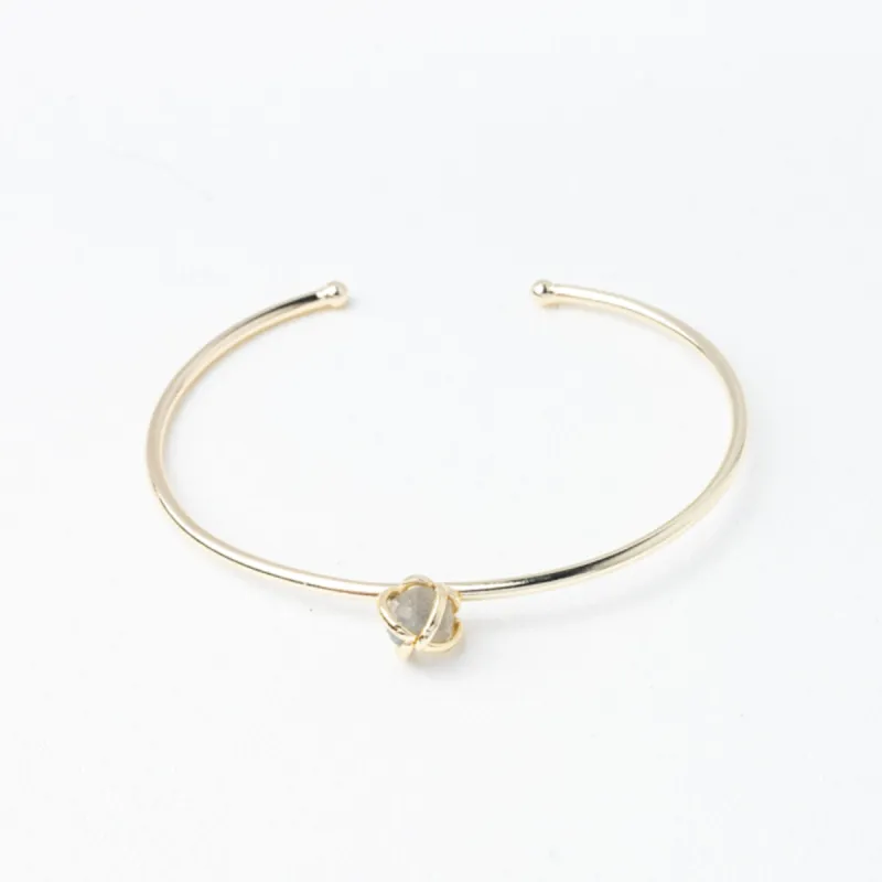 Shine Single-Stone Cuff in Dusk made by Starfish Project