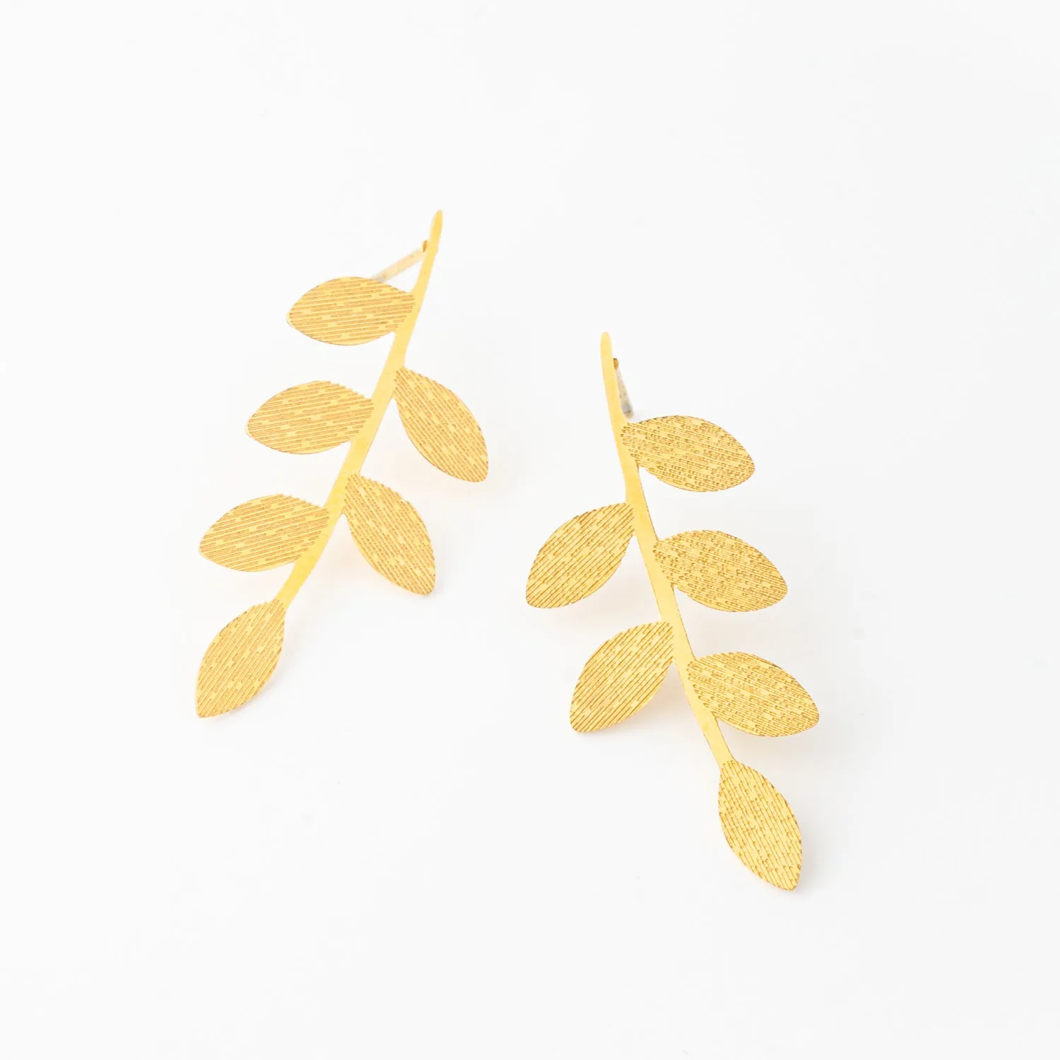 Flourish Vine Leaf Earrings sold by Starfish Project