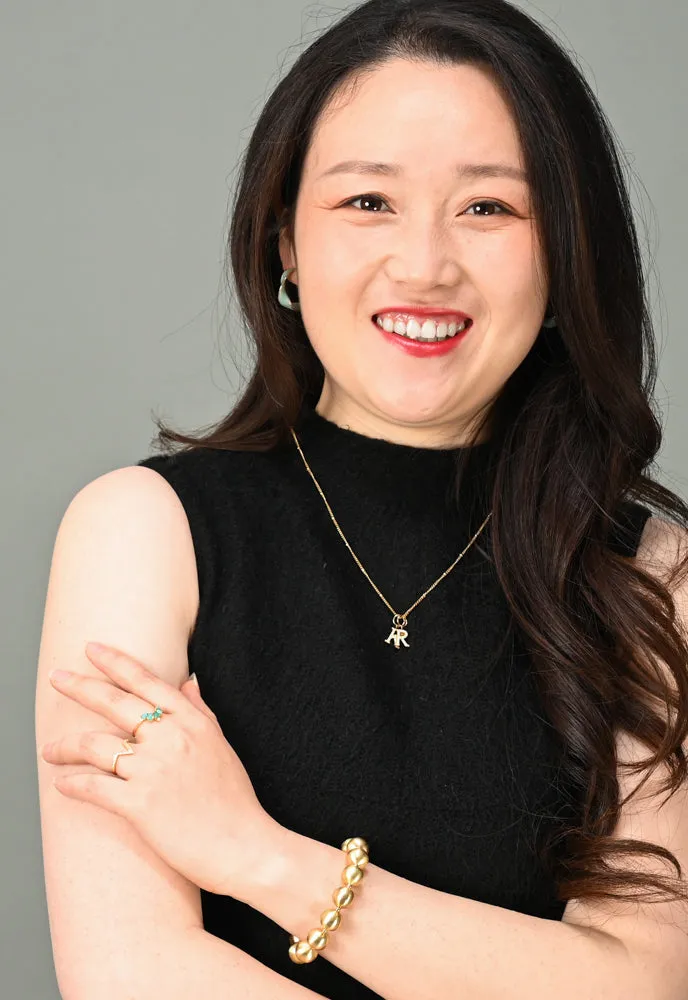 Initial Gold Necklace- Four Charms sold by Starfish Project product image thumbnail 4