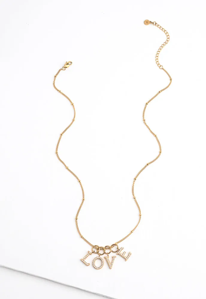 Initial Gold Necklace- Four Charms sold by Starfish Project product image thumbnail 5