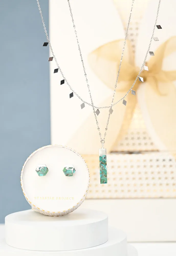 All is Bright Turquoise & Silver Gift Set sold by Starfish Project