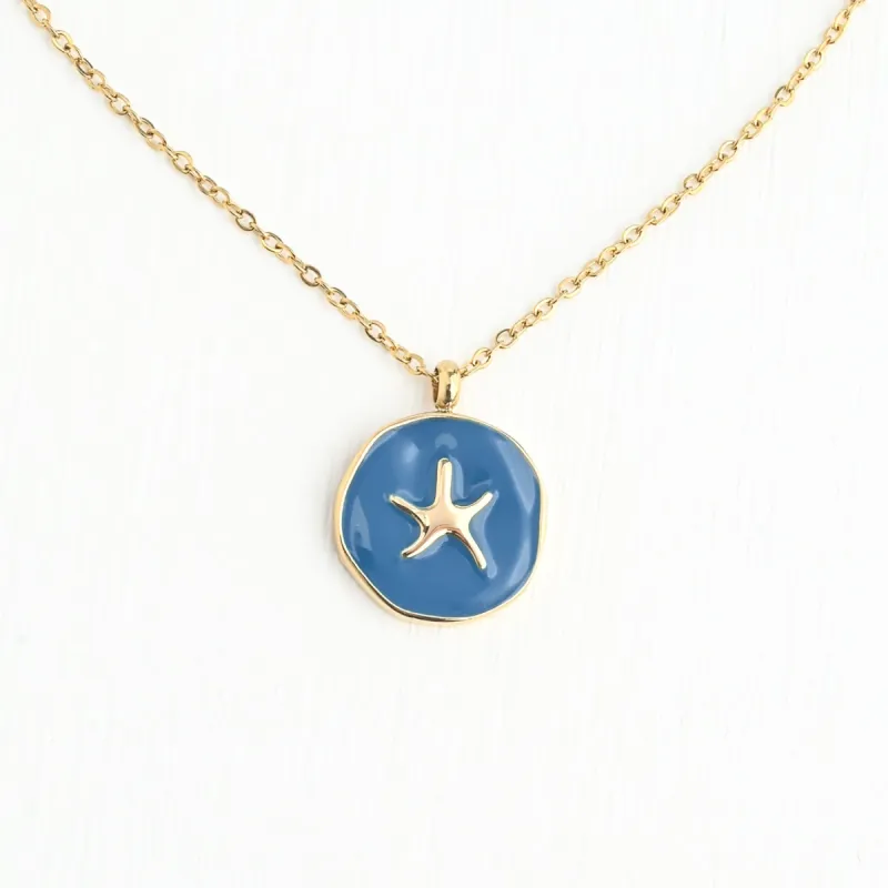 Wear Blue Starfish Necklace sold by Starfish Project