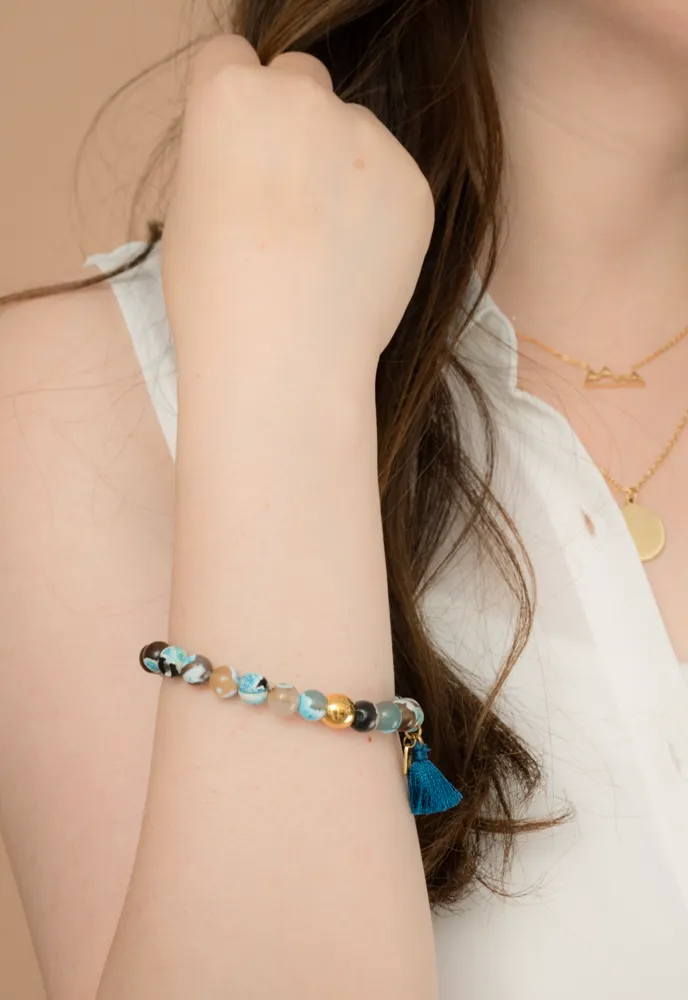 Ocean Waves Stone Bracelet sold by Starfish Project product image thumbnail 2