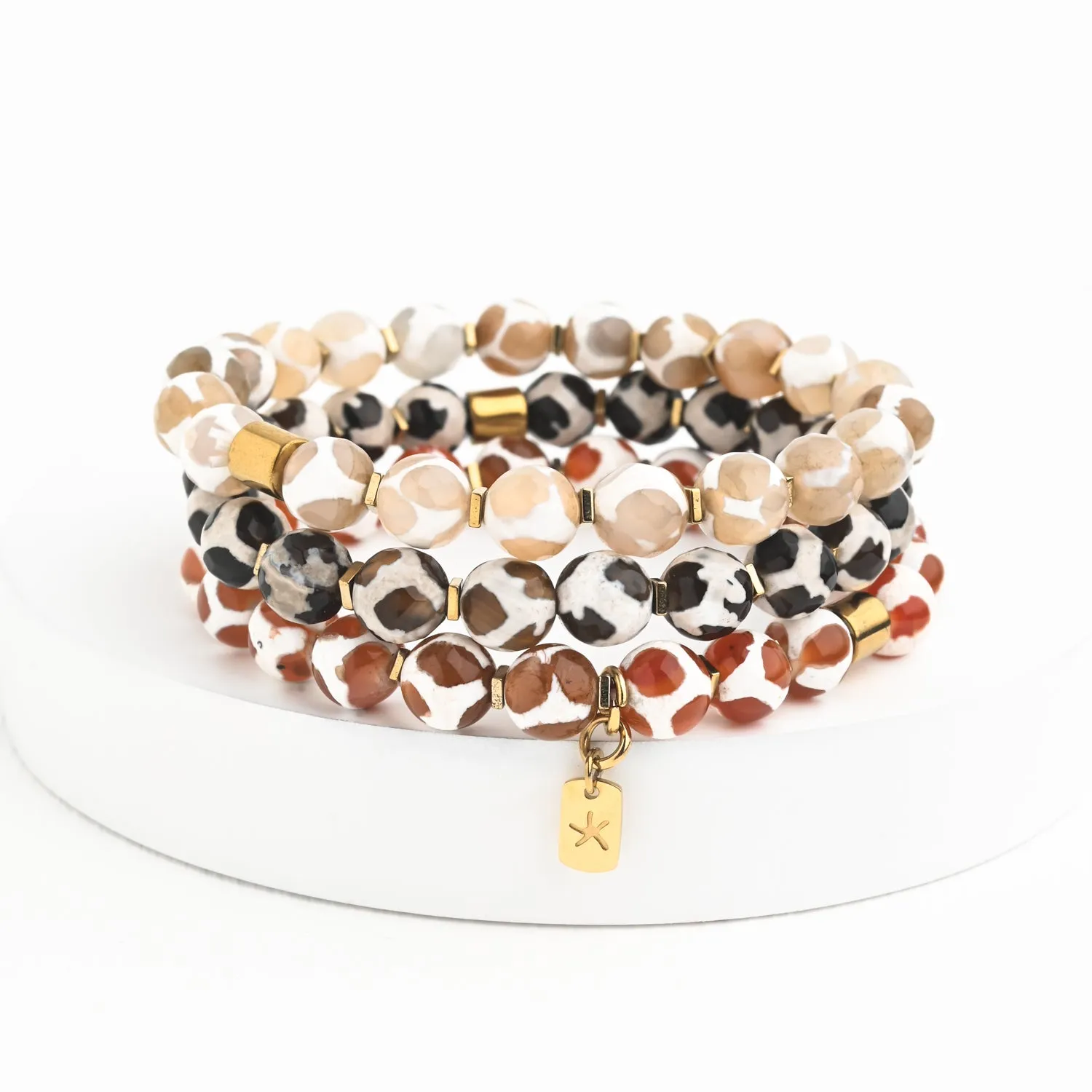 Perfect Balance Agate Bracelet Set sold by Starfish Project