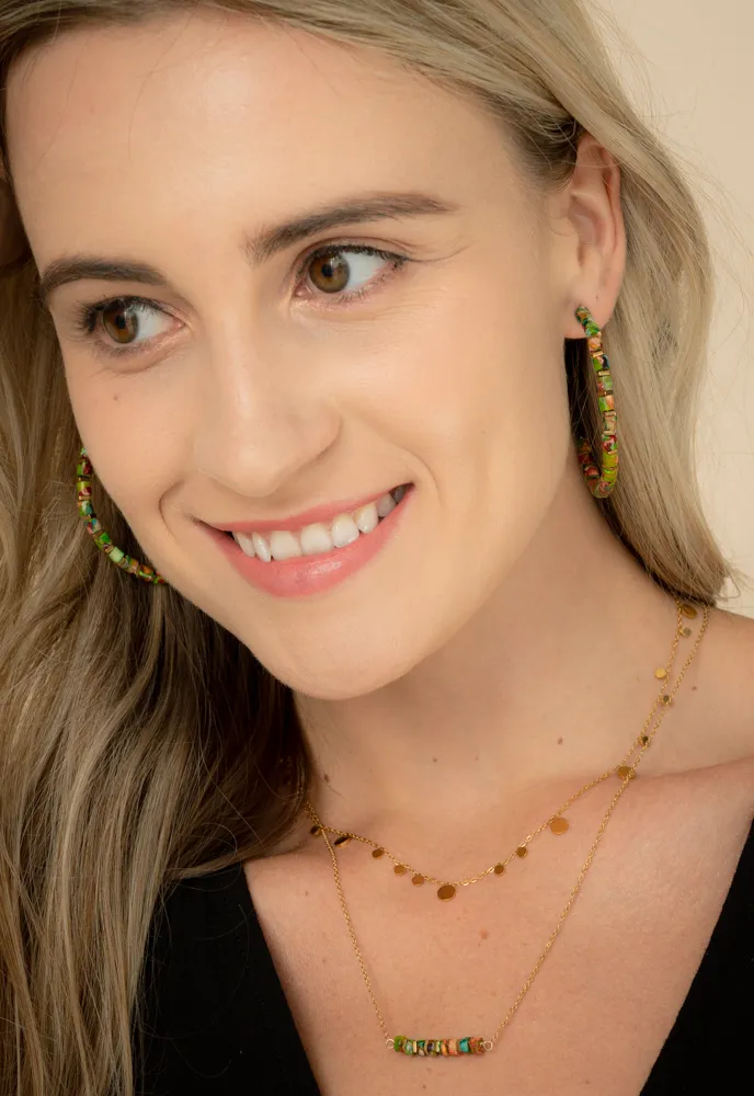 Confetti Gold Necklace sold by Starfish Project product image thumbnail 3