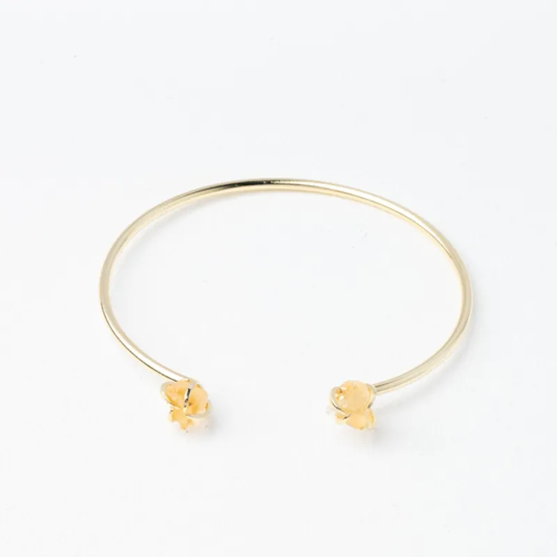 Shine Two-Stone Cuff in Dawn made by Starfish Project