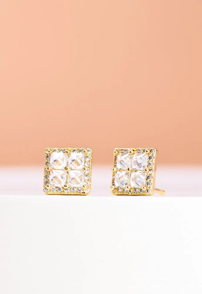 Dignity Zircon Stud Earrings sold by Starfish Project product image thumbnail 4