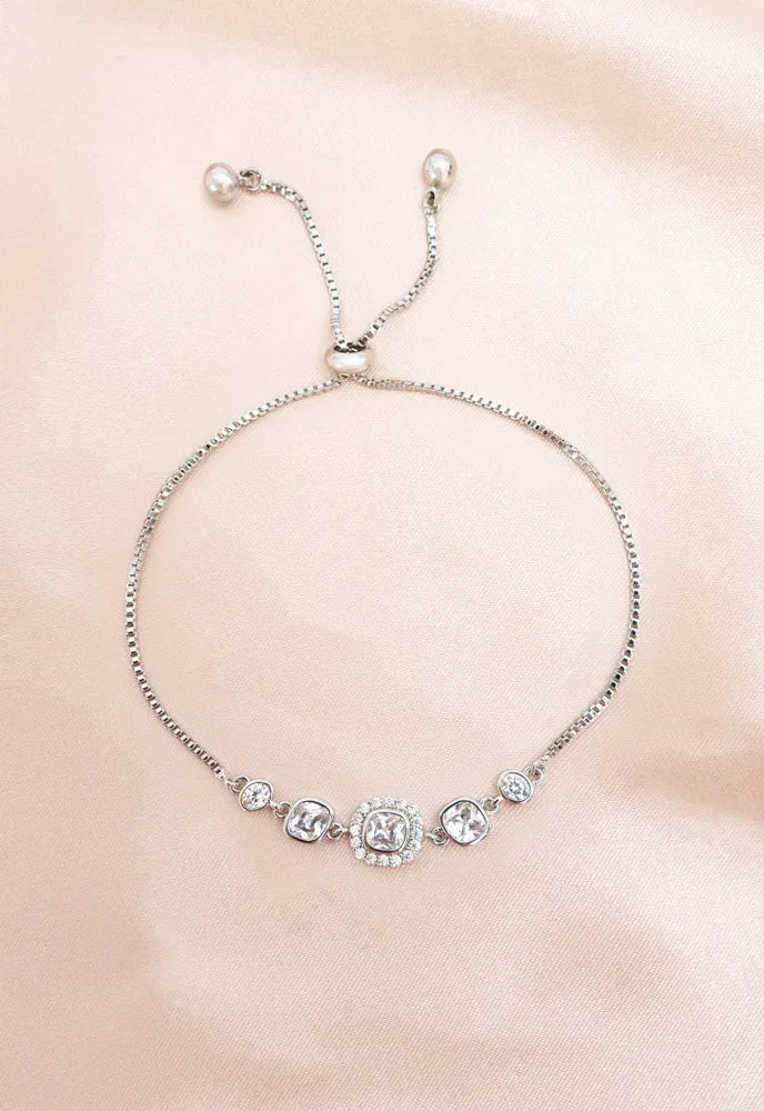 Radiant Shine Platinum Zircon Bracelet sold by Starfish Project product image thumbnail 5