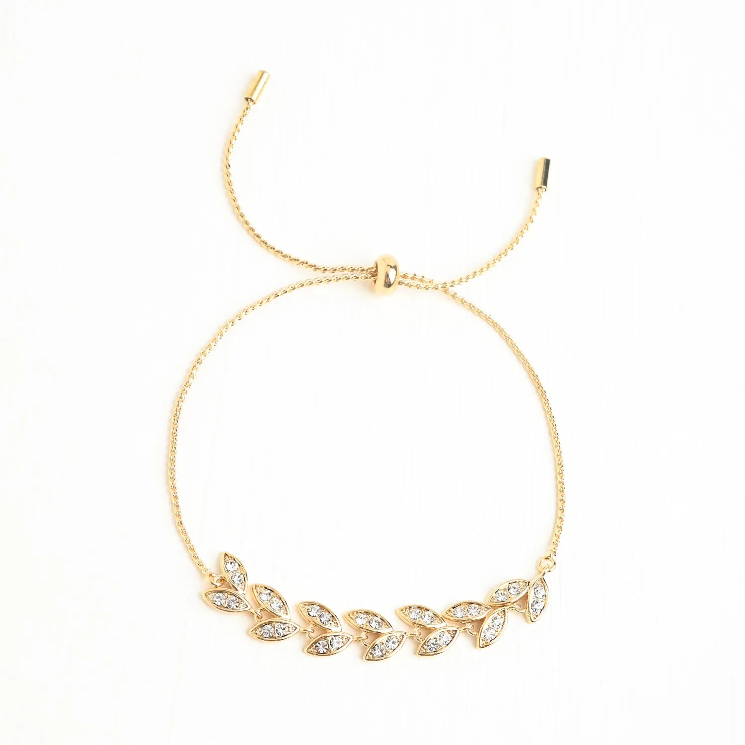 Crystal Vine Zircon and Gold Bracelet sold by Starfish Project
