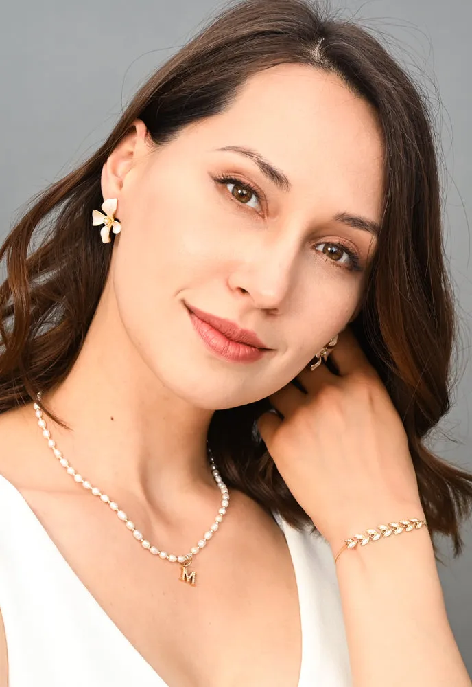 Crystal Vine Zircon and Gold Bracelet sold by Starfish Project product image thumbnail 2