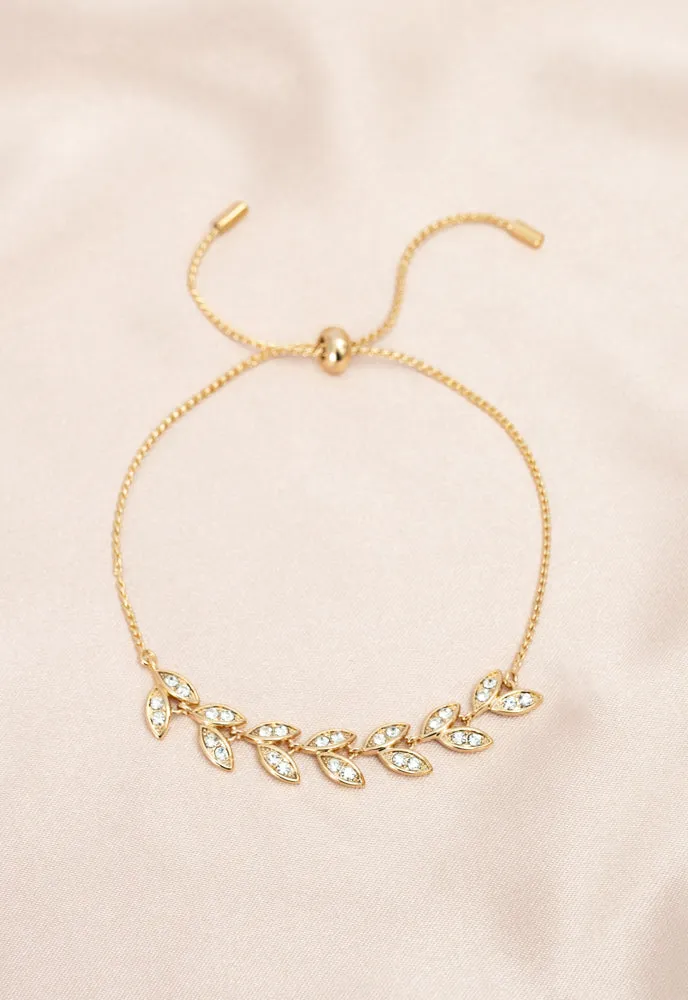 Crystal Vine Zircon and Gold Bracelet sold by Starfish Project product image thumbnail 4