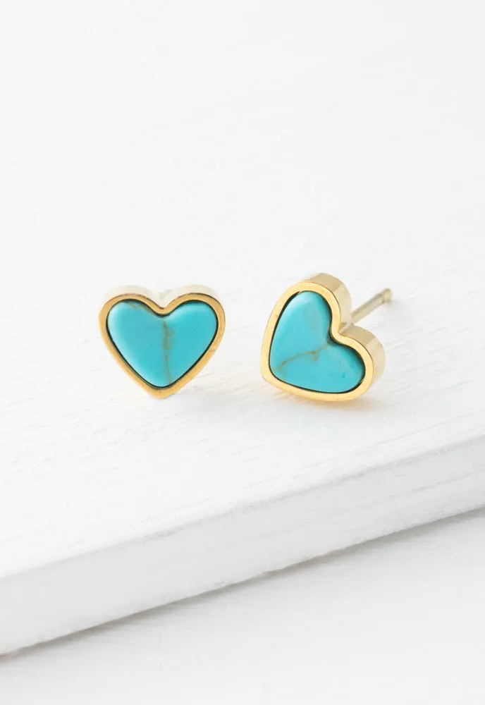 Bay Studs in Gold sold by Starfish Project