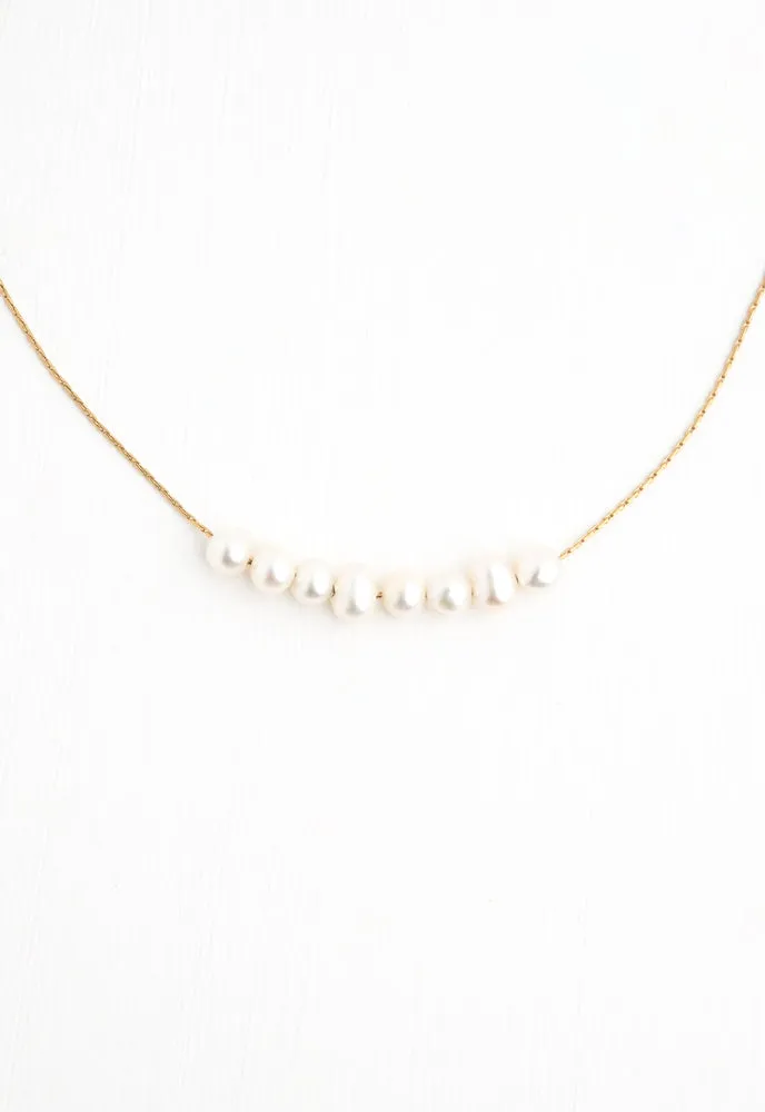 Harmony Pearl Cluster Necklace sold by Starfish Project product image thumbnail 2