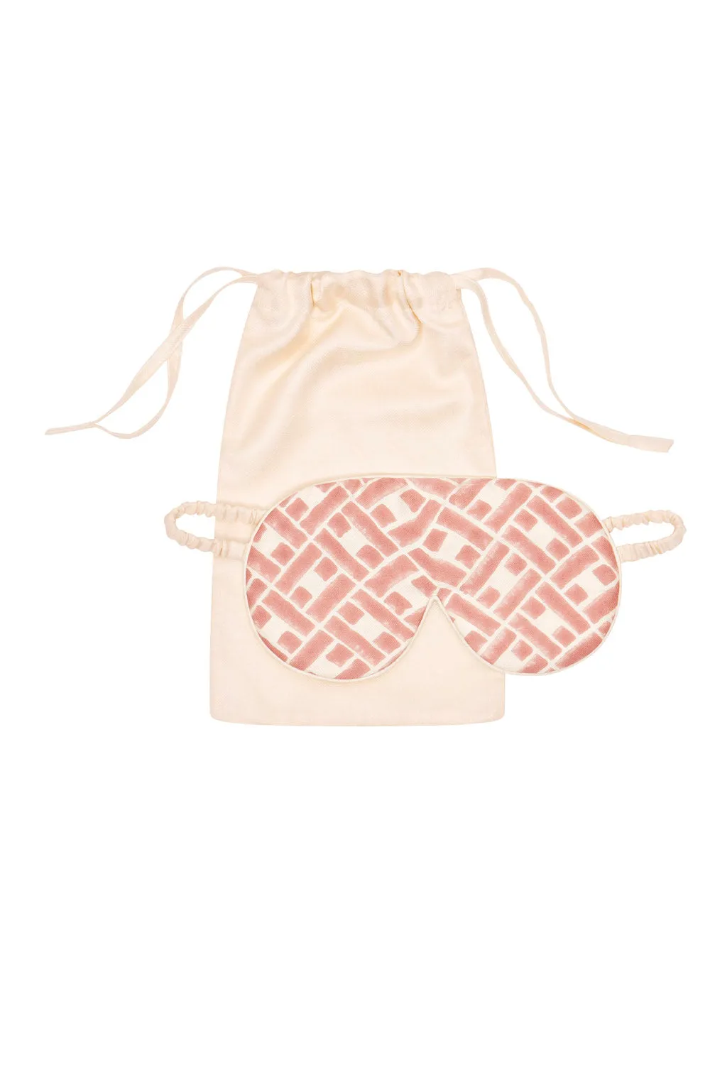Mulberry Silk Eye Mask - Leh Blush sold by The Ethical Silk Company product image thumbnail 2