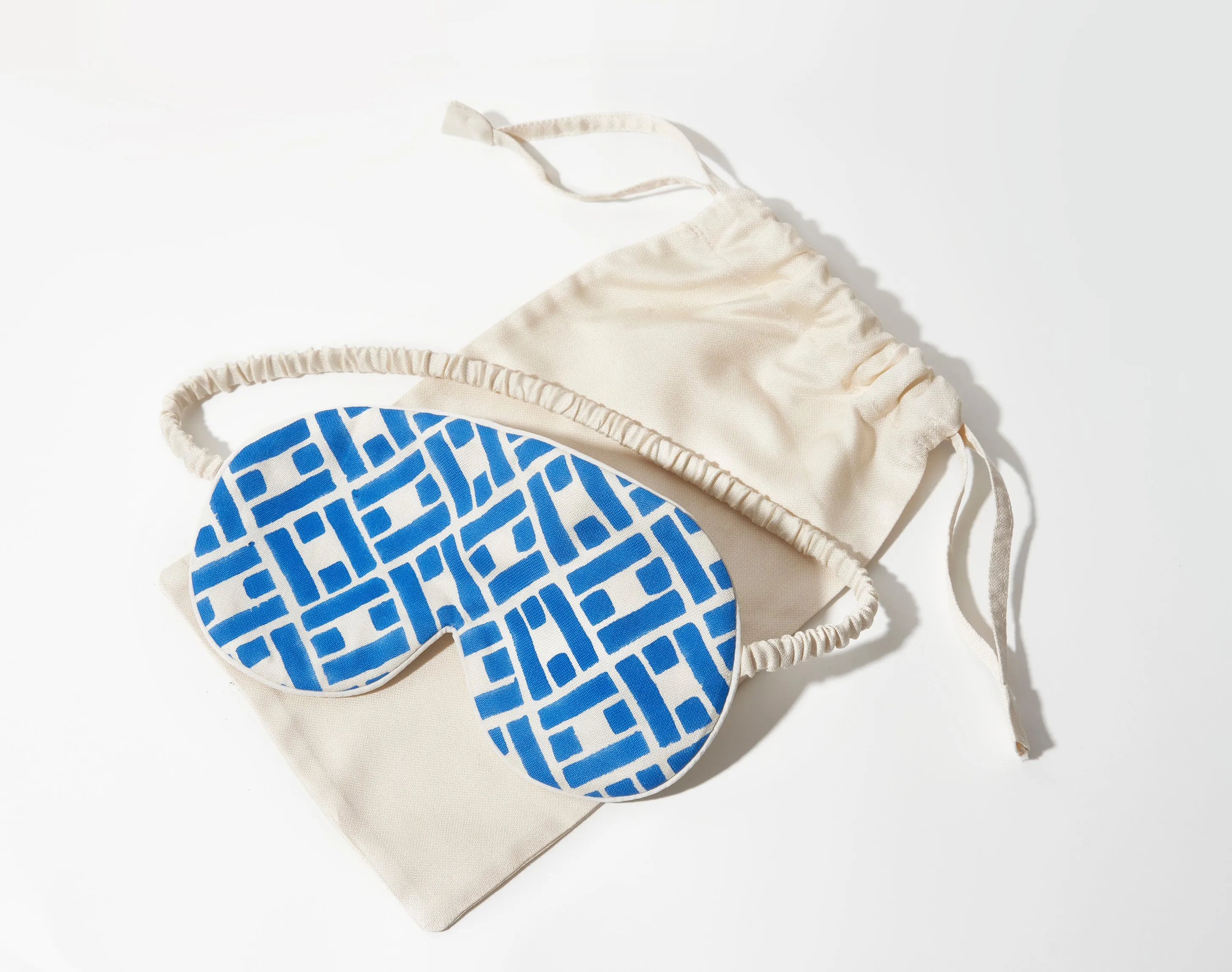 Mulberry Silk Eye Mask - Leh Sapphire sold by The Ethical Silk Company